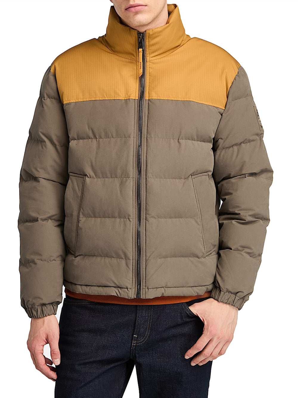 Piumino Timberland Water Repellent da Uomo - Marrone