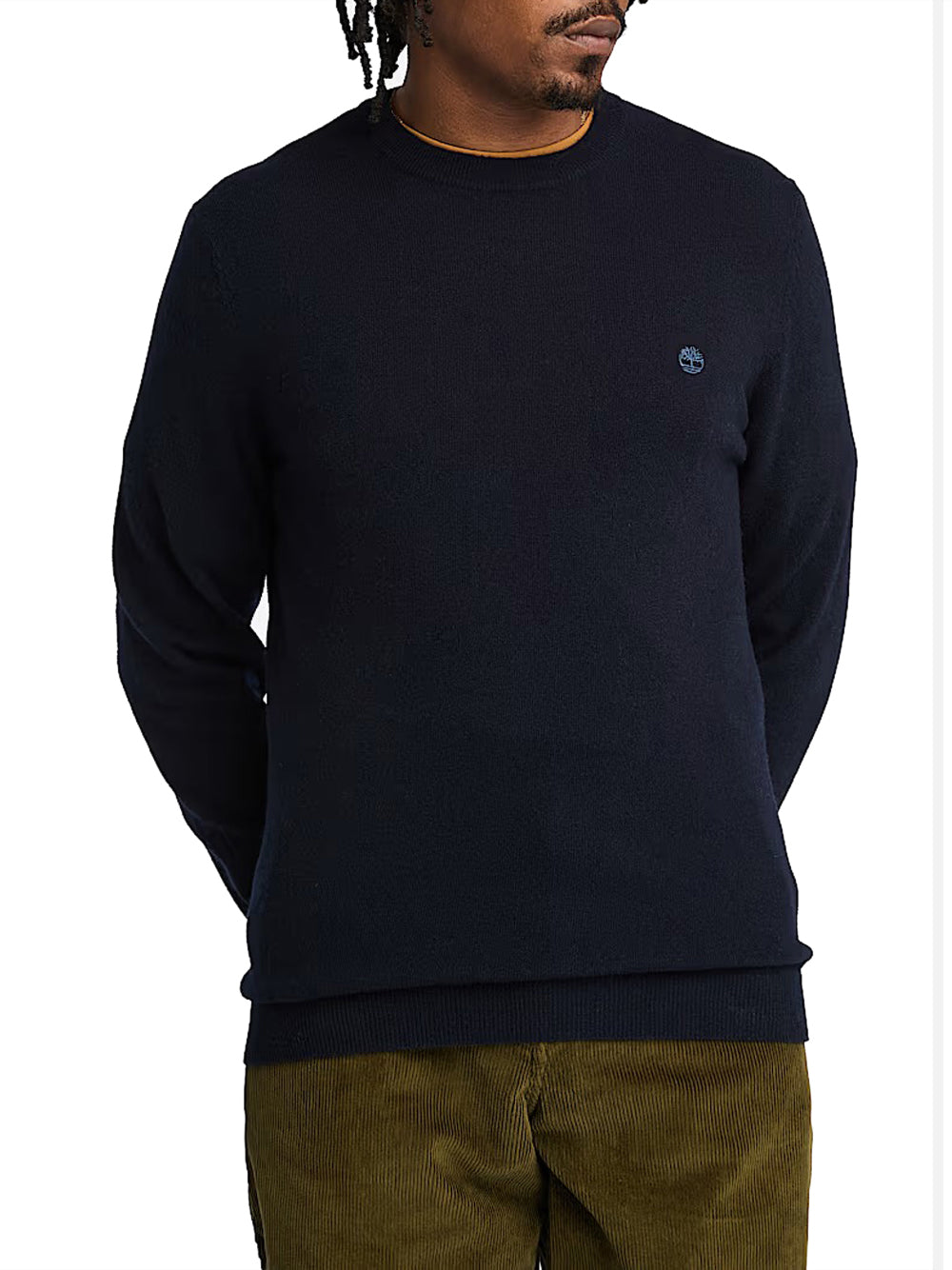 Pullover Timberland Merino Crew da Uomo - Blu