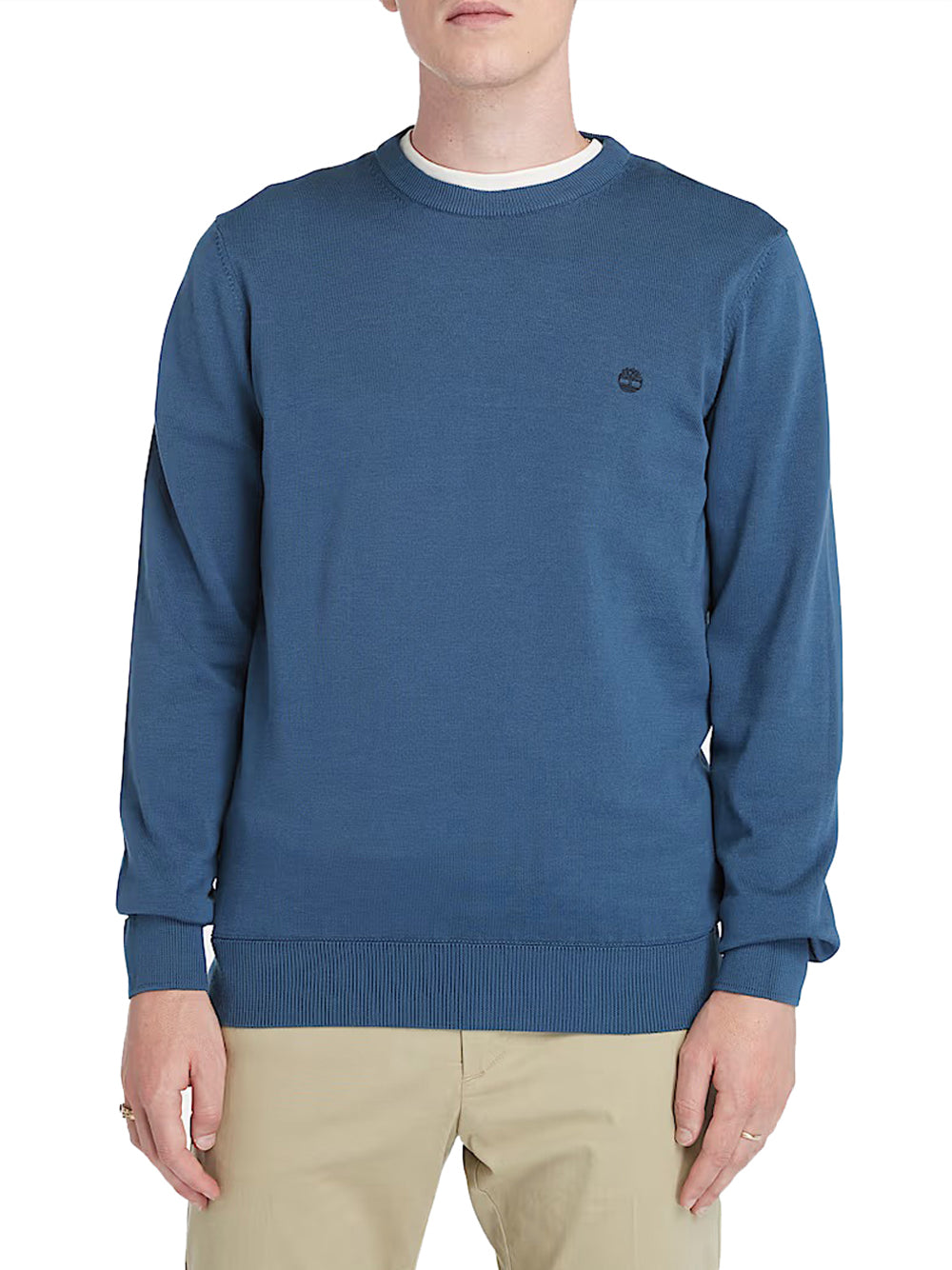 Pullover Timberland Cotton da Uomo - Blu