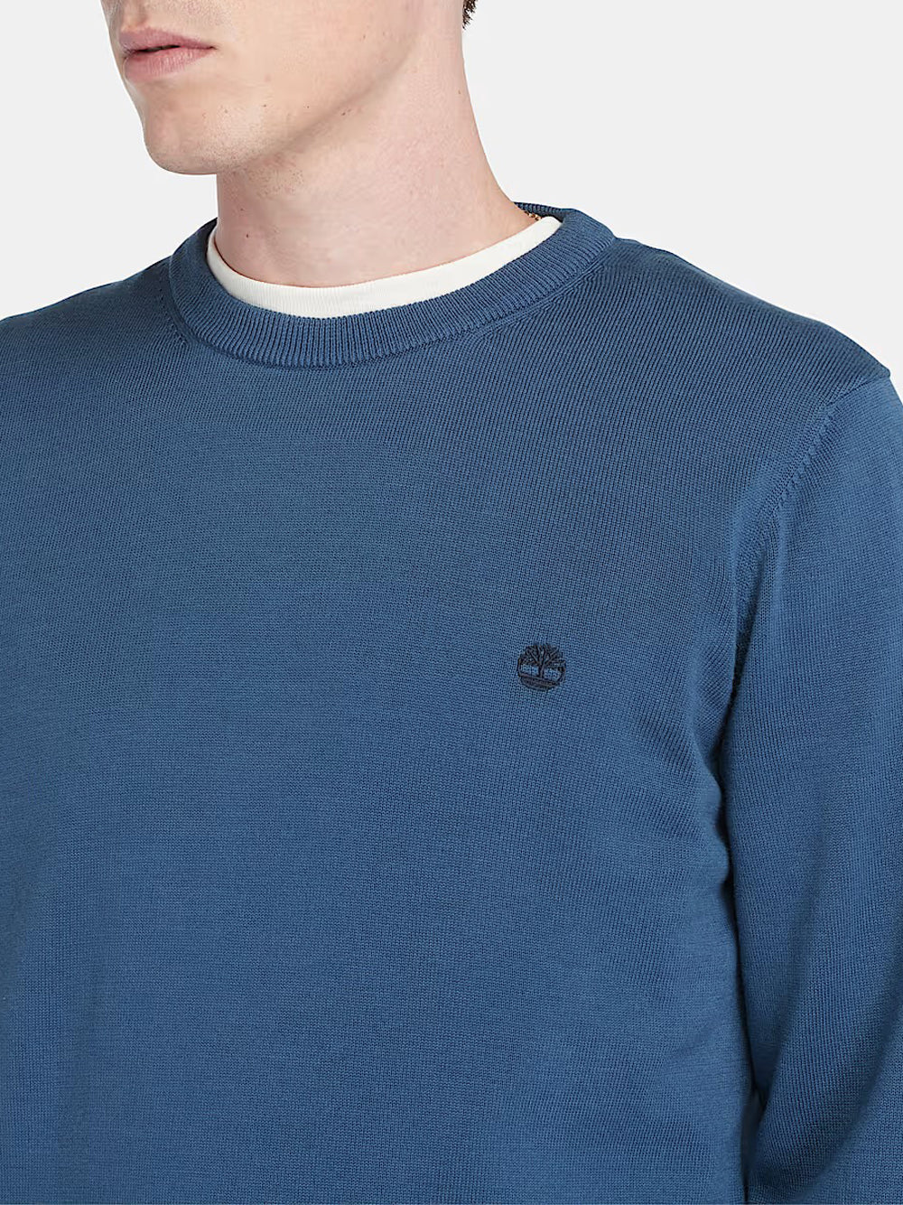 Pullover Timberland Cotton da Uomo - Blu