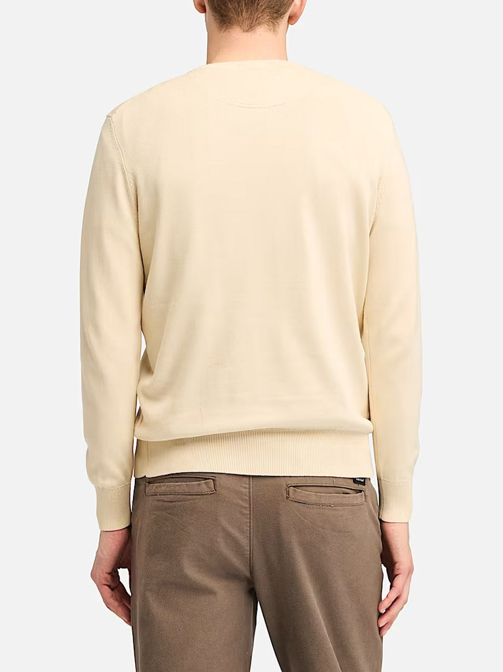 Pullover Timberland Cotton da Uomo - Avorio