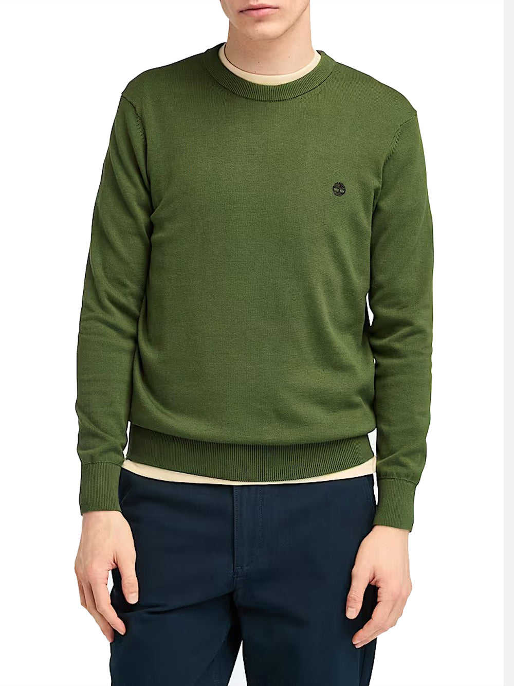 Pullover Timberland Cotton Yd da Uomo - Verde