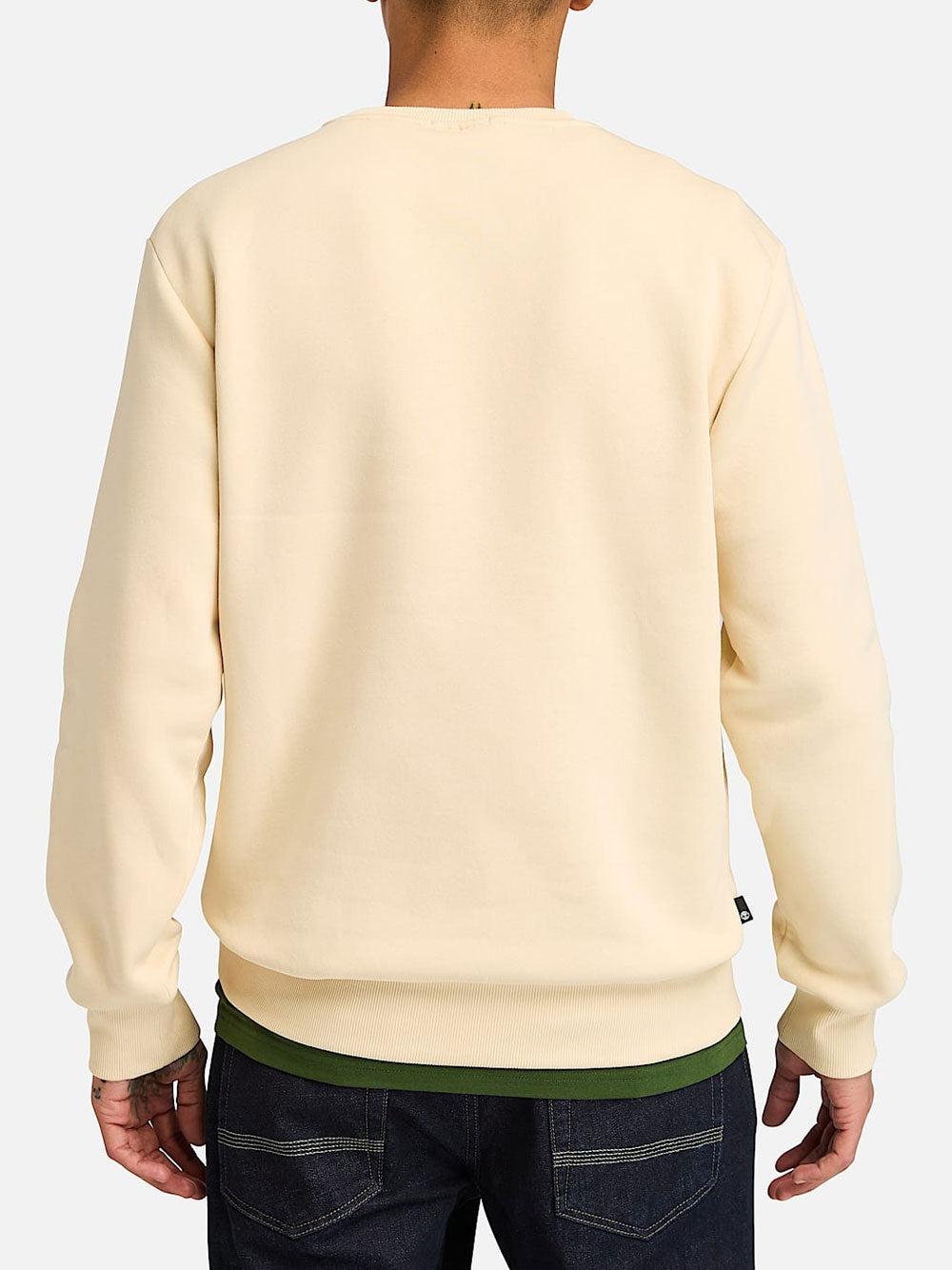 Felpa Timberland Crew Neck da Uomo - Avorio