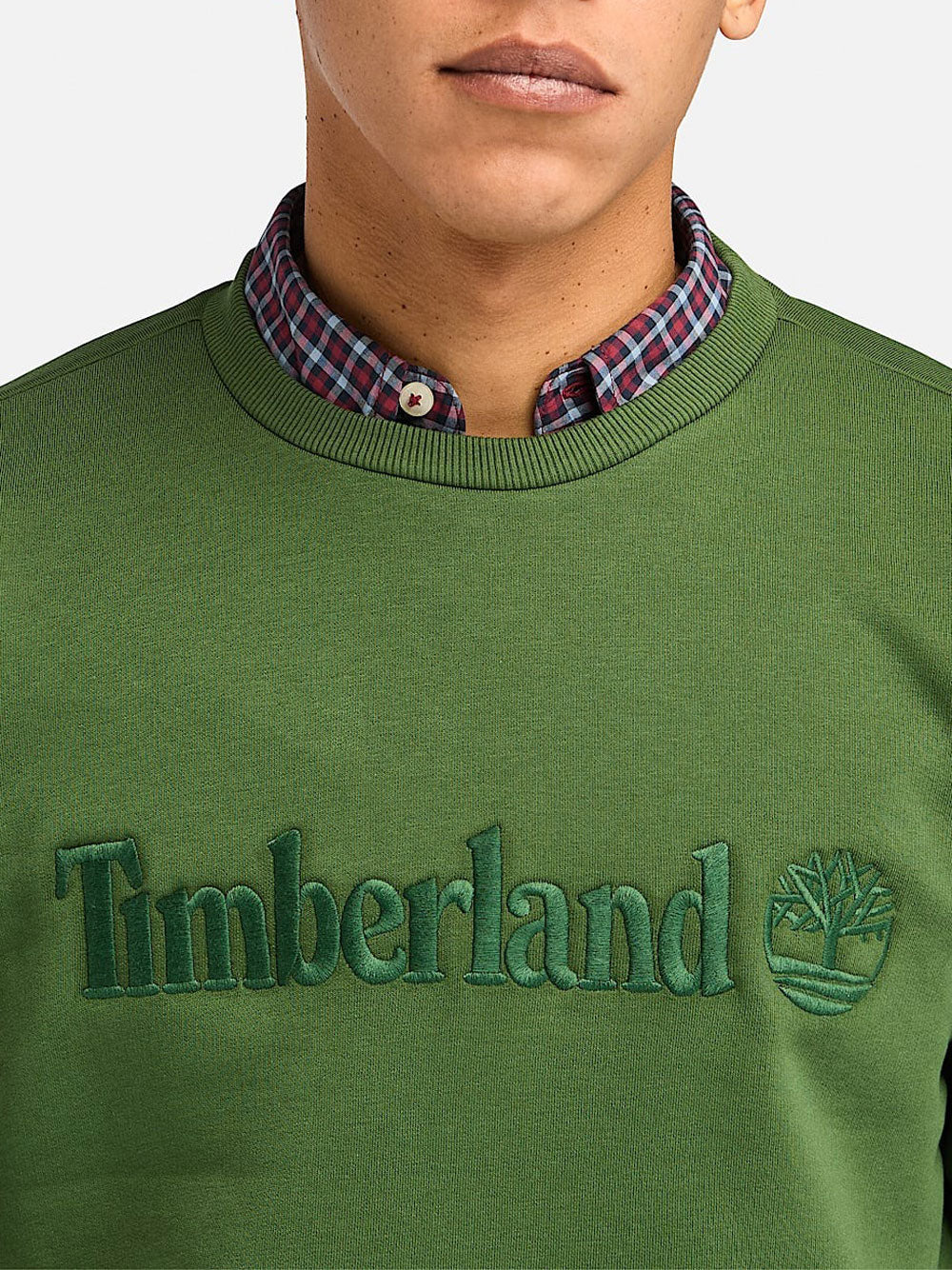 Felpa Timberland Crew Neck da Uomo - Verde