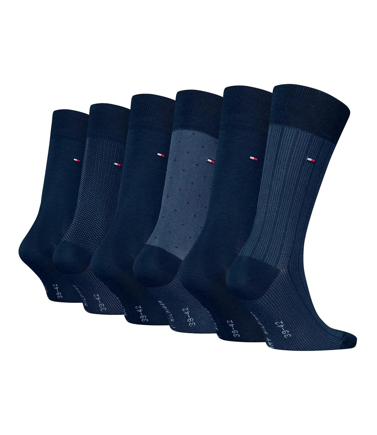 Tommy Hilfiger Calzini Uomo Mod. 701229781 6PACK 001 Blu