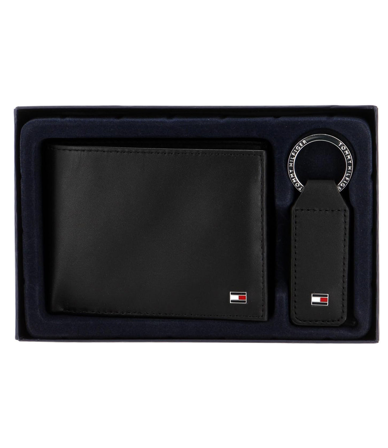 Tommy Hilfiger Portafoglio UNISEX Mod. AM0AM07931 GIFT BDS BLACK Nero