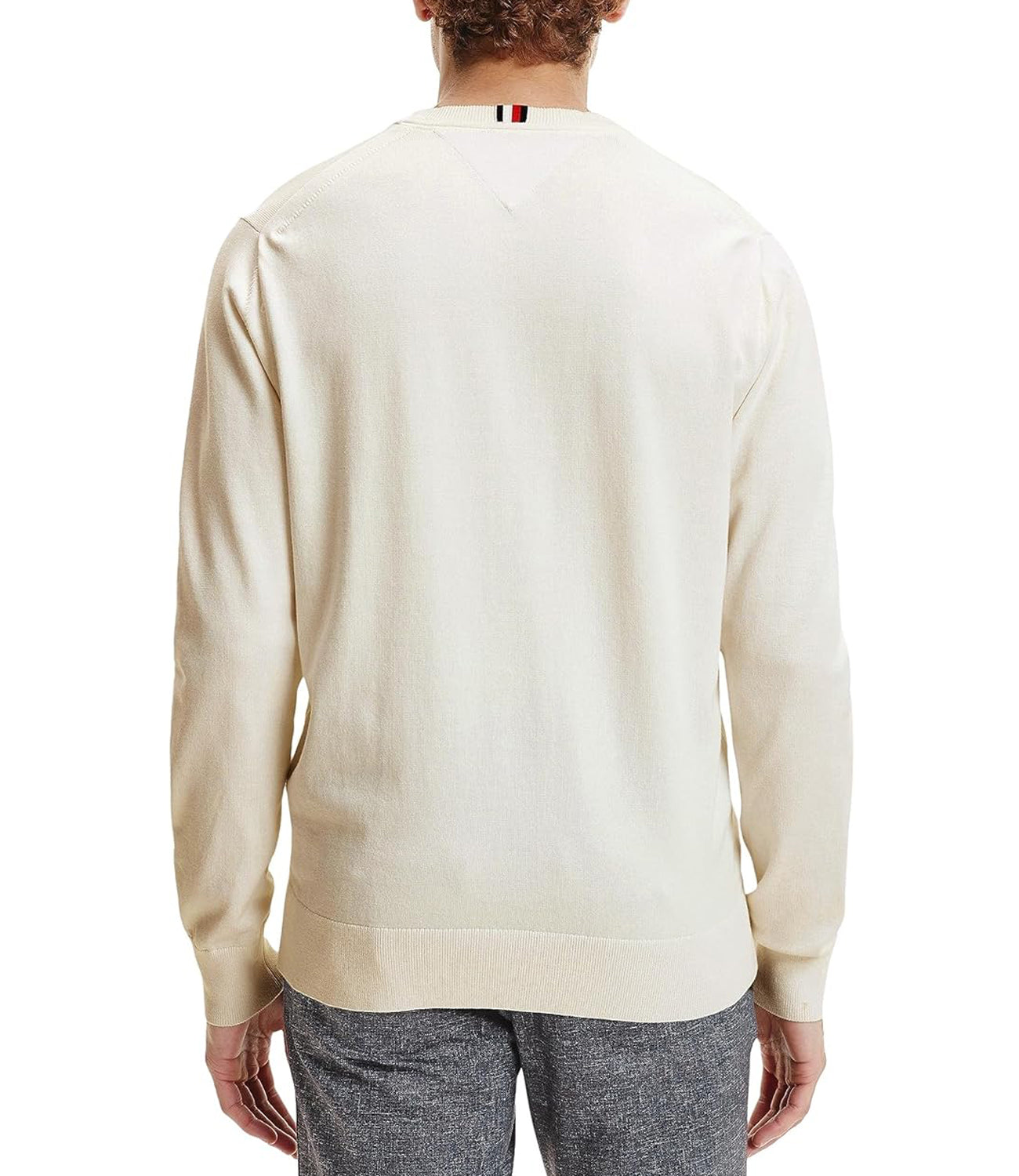 Tommy Hilfiger Pullover 1985 Crew Neck Sweat Uomo Mod. MW0MW21316 YBI Ivory Beige