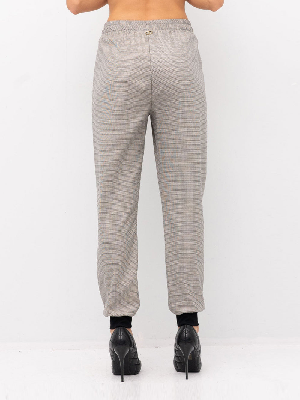 Pantalone Jogger Twin Set da Donna - Grigio