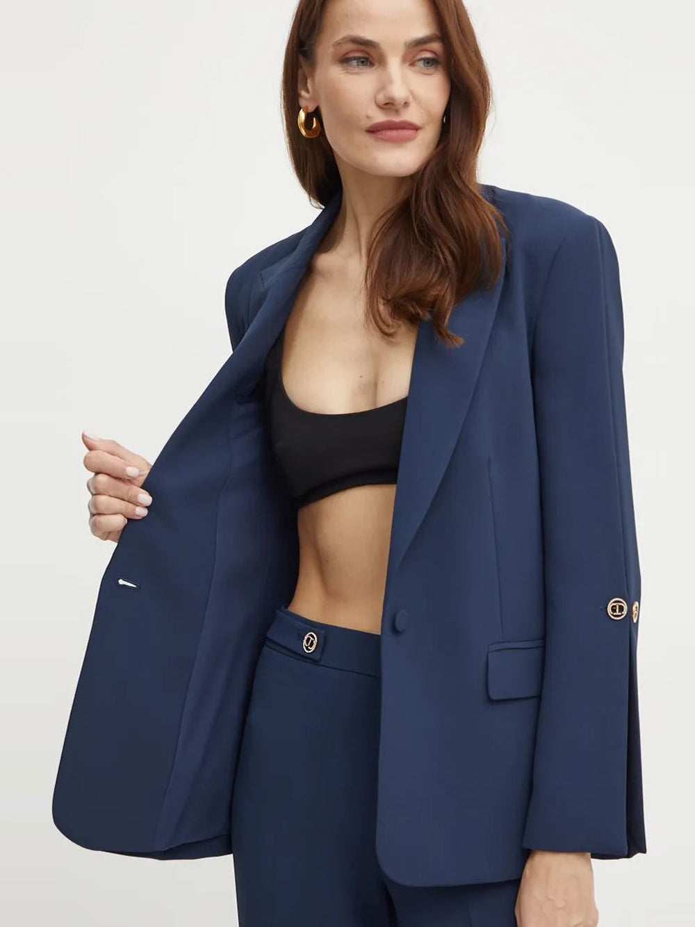 Blazer Twin Set da Donna - Blu