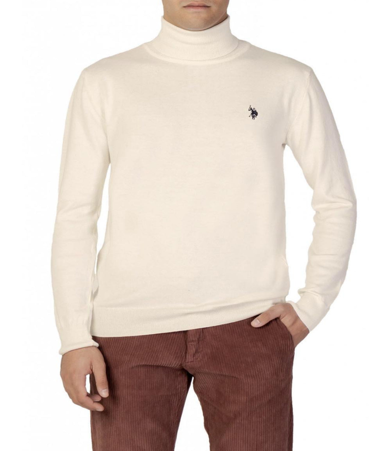 U.S. Polo Assn. U.S. Polo Asssn. Pullover Pullover Uomo Mod. 173008-000062 101 Bianco