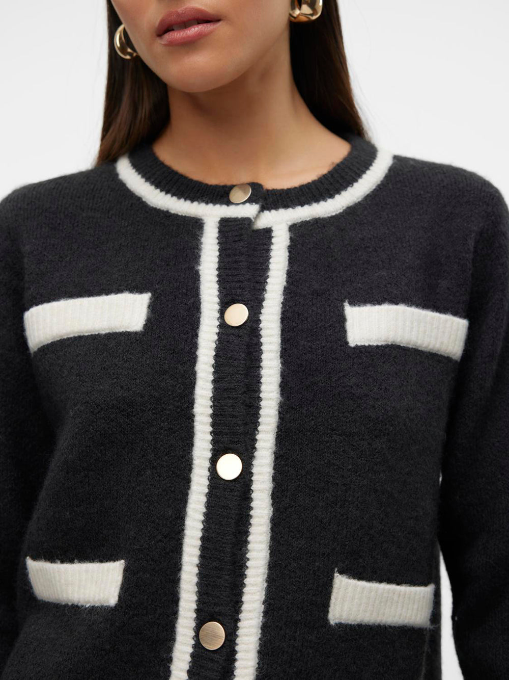 Cardigan Vero Moda da Donna - Nero