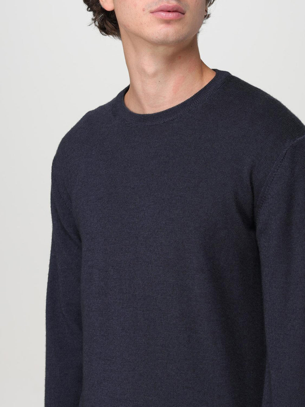 Maglione Woolrich Gd Knitted Crewneck da Uomo - Blu