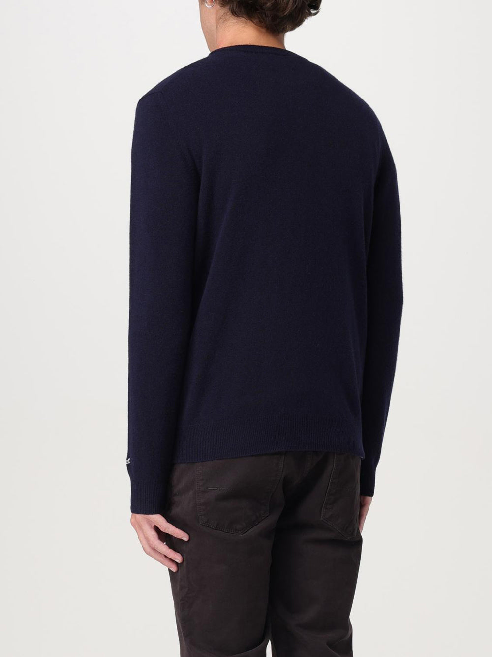 Pullover Woolrich Lambswool Crewneck da Uomo - Blu