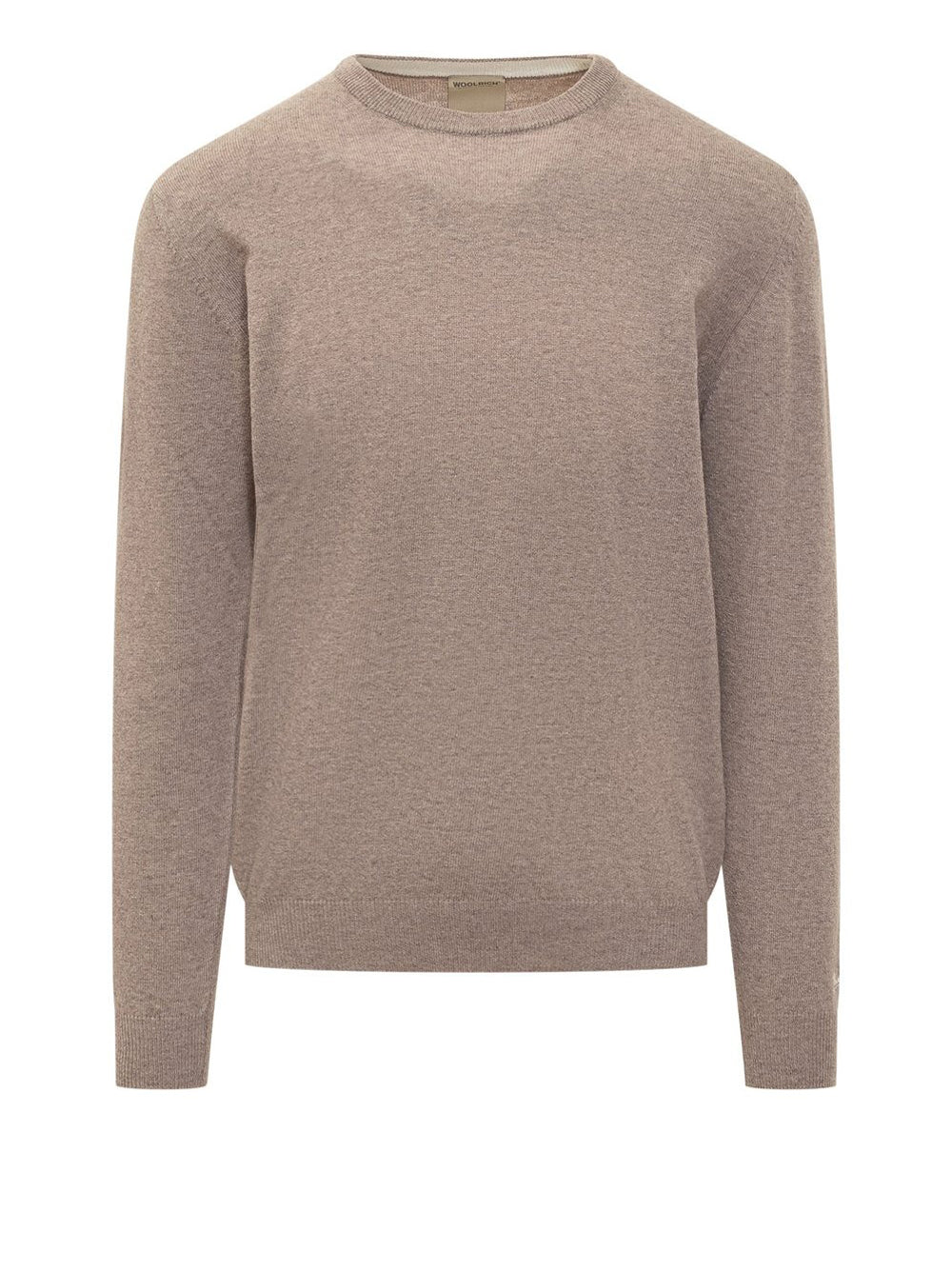 Pullover Woolrich Lambswool Crewneck da Uomo - Beige