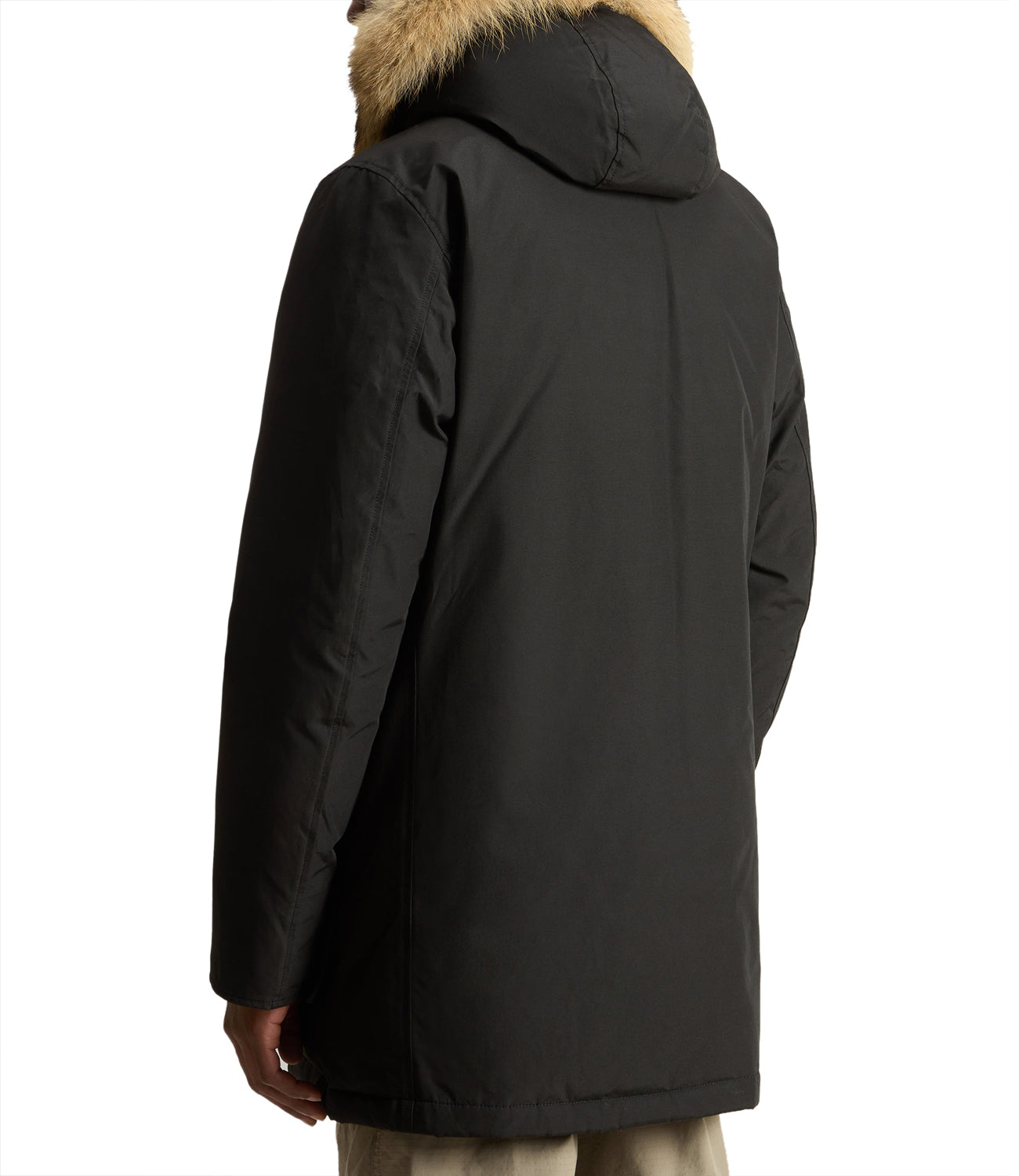 Woolrich Parka Arctic Detachable Fur Parka Uomo Mod. CFWOOU0482MRUT0001 BLK Black Nero