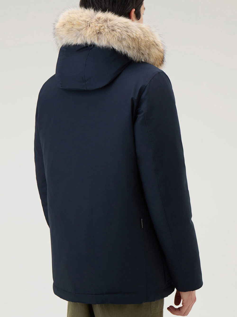 Parka Woolrich Arctic Detachable Fur da Uomo - Blu