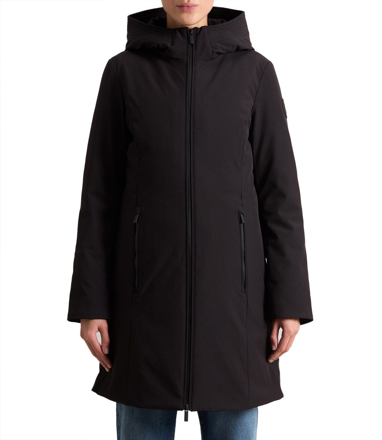 Woolrich Parka Firth Down Parka Donna Mod. CFWWOU0889FRUT3496 100 Black Nero