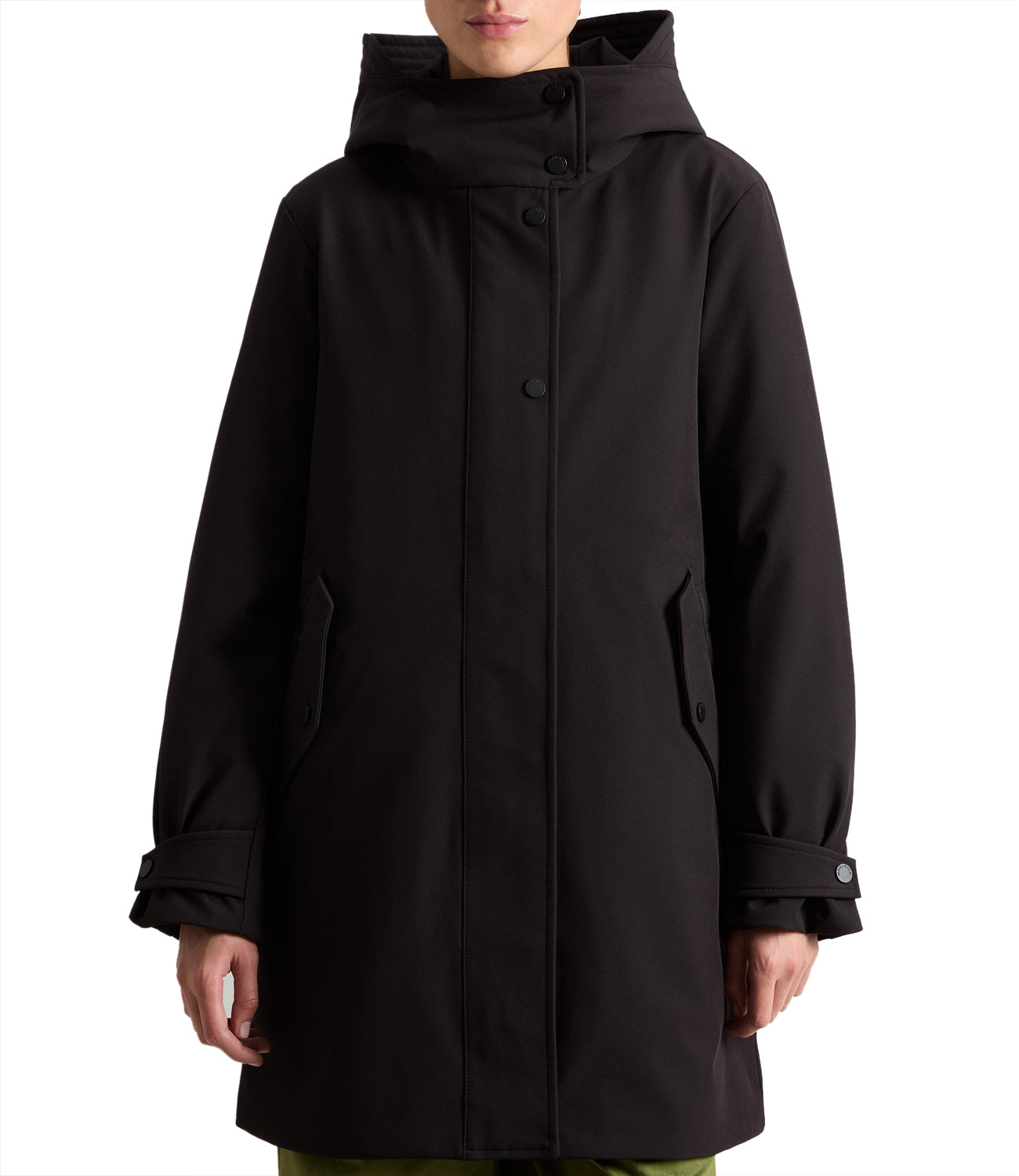 Woolrich Parka Firth 2 In 1 Parka Donna Mod. CFWWOU1018FRUT3496 100 Black Nero