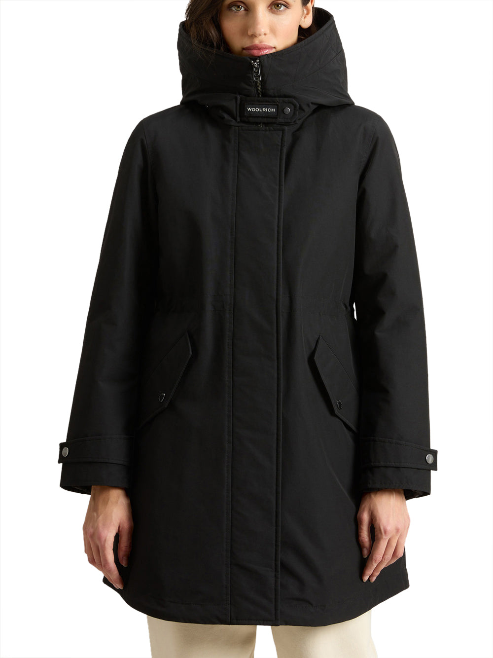 Parka Woolrich Authentic 3 In 1 da Donna - Nero