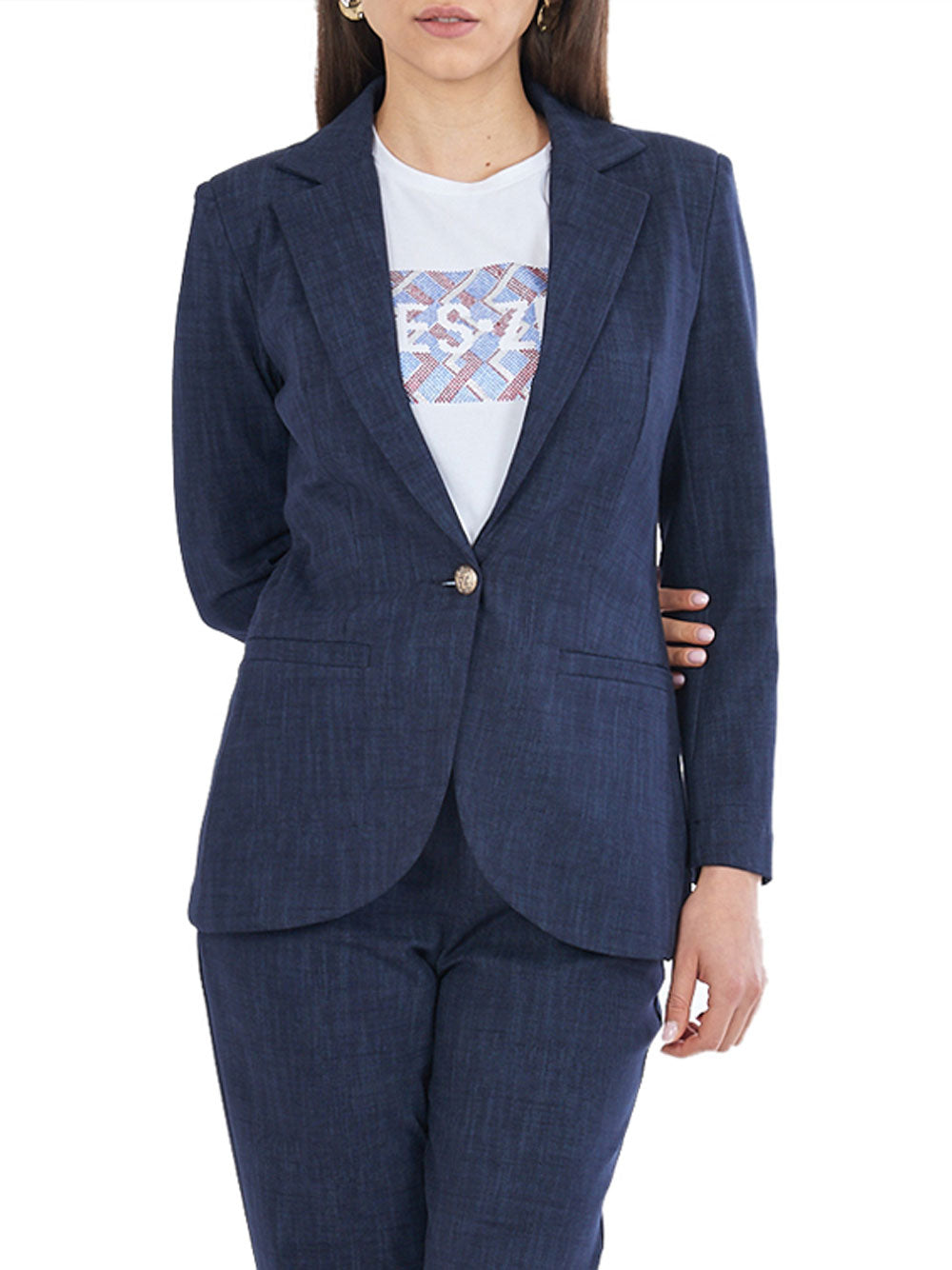 Blazer Yes Zee da Donna - Blu