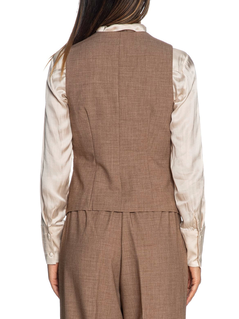 Gilet Yes Zee da Donna - Marrone