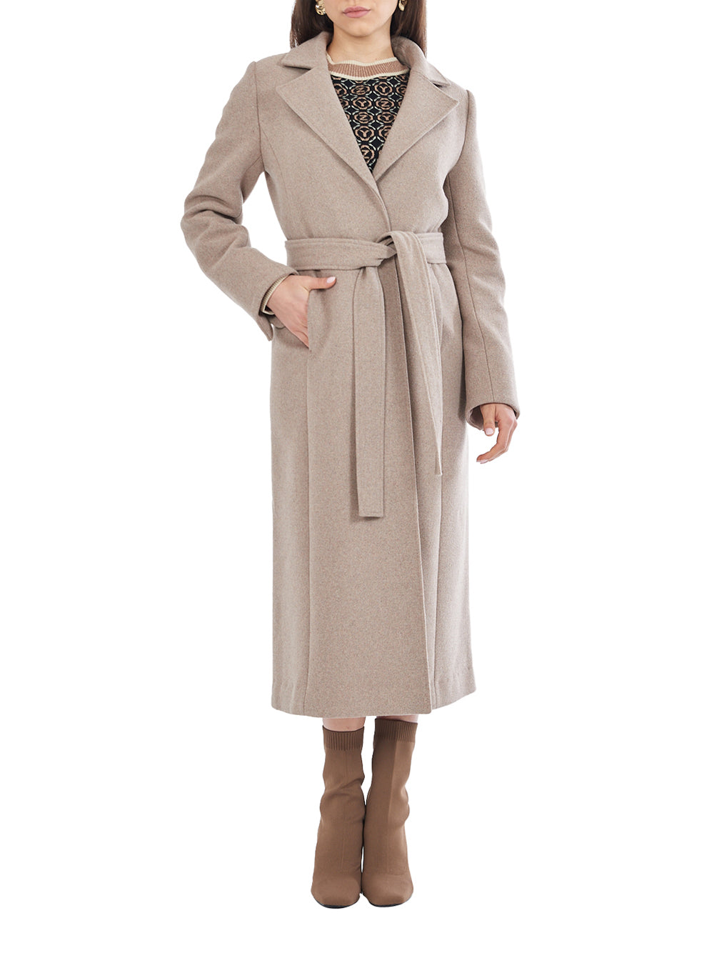 Cappotto Yes Zee da Donna - Marrone