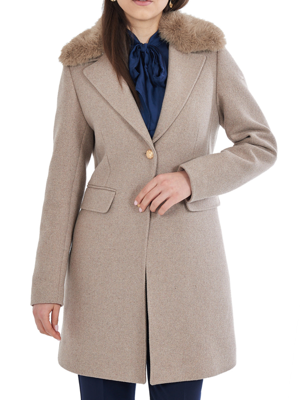 Cappotto Yes Zee da Donna - Marrone