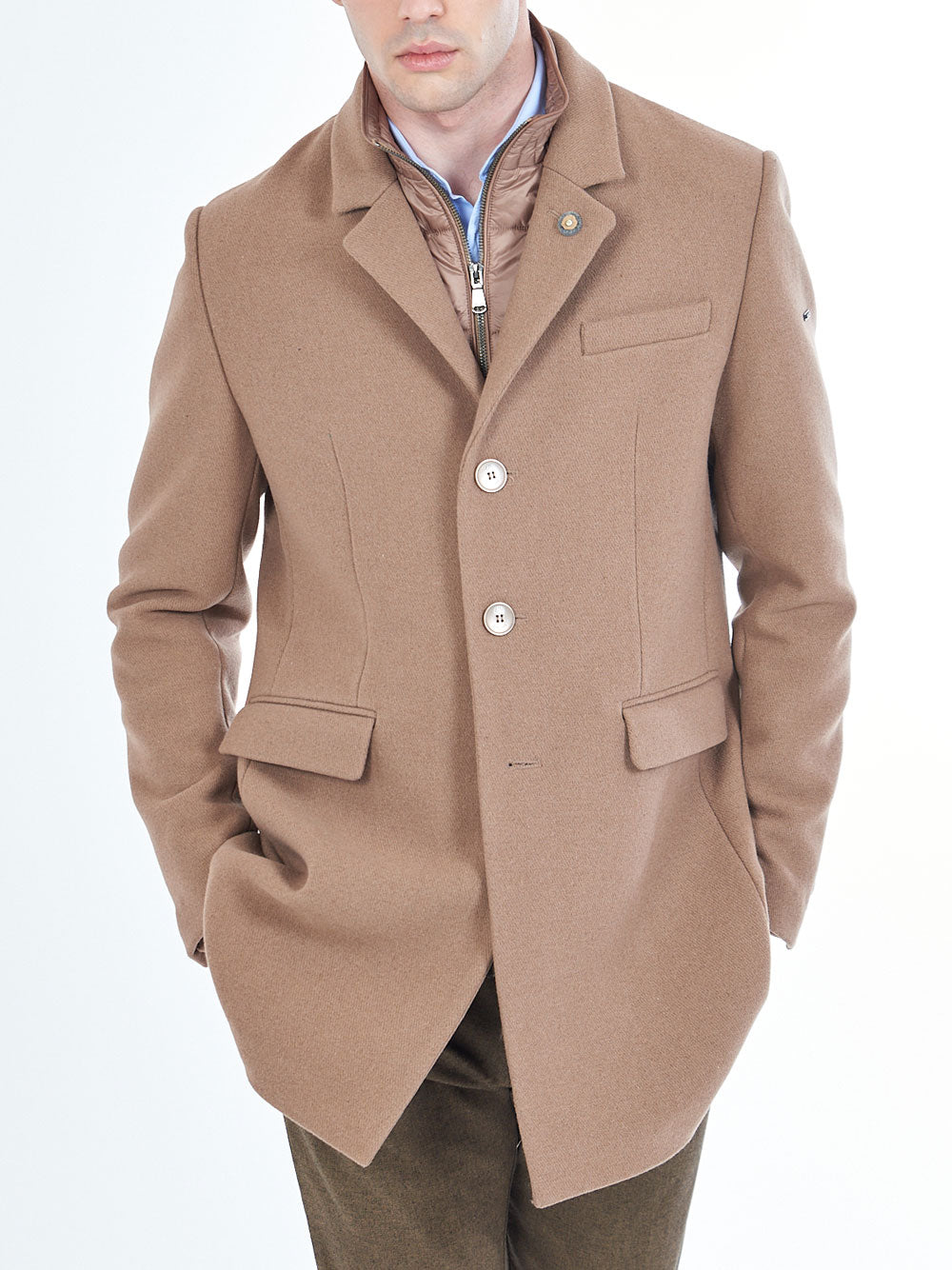 Cappotto Yes Zee da Uomo - Marrone