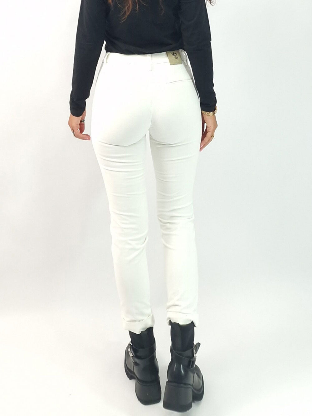 Pantalone Capri Yes Zee da Donna - Avorio