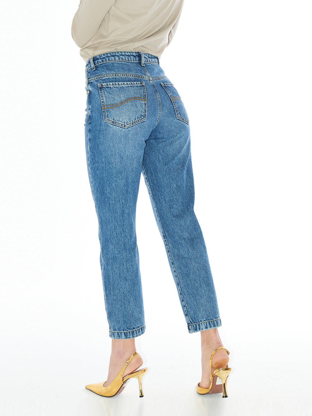 Jeans Capri Yes Zee da Donna - Denim