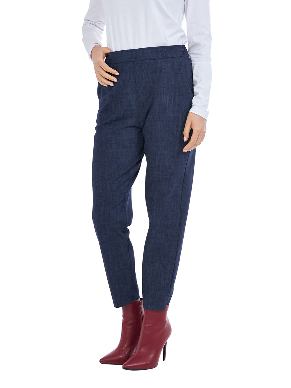 Pantalone Chino Yes Zee da Donna - Blu