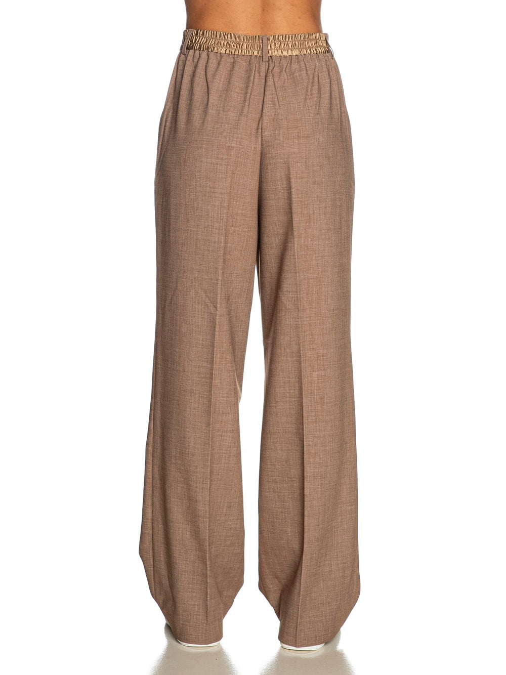 Pantalone Palazzo Yes Zee da Donna - Marrone