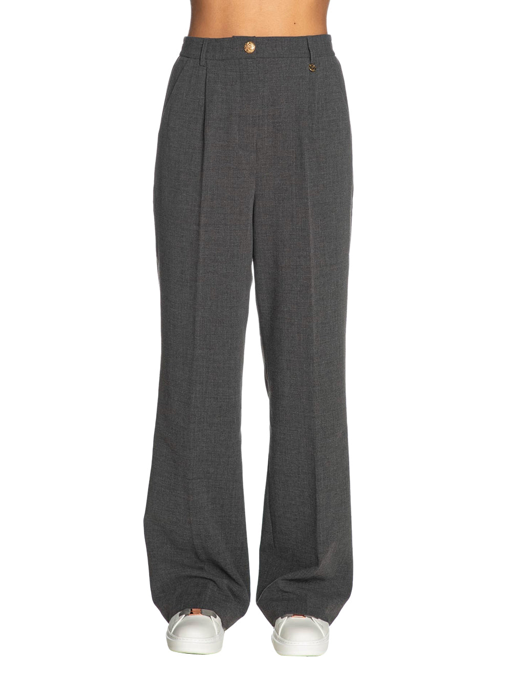 Pantalone Palazzo Yes Zee da Donna - Grigio