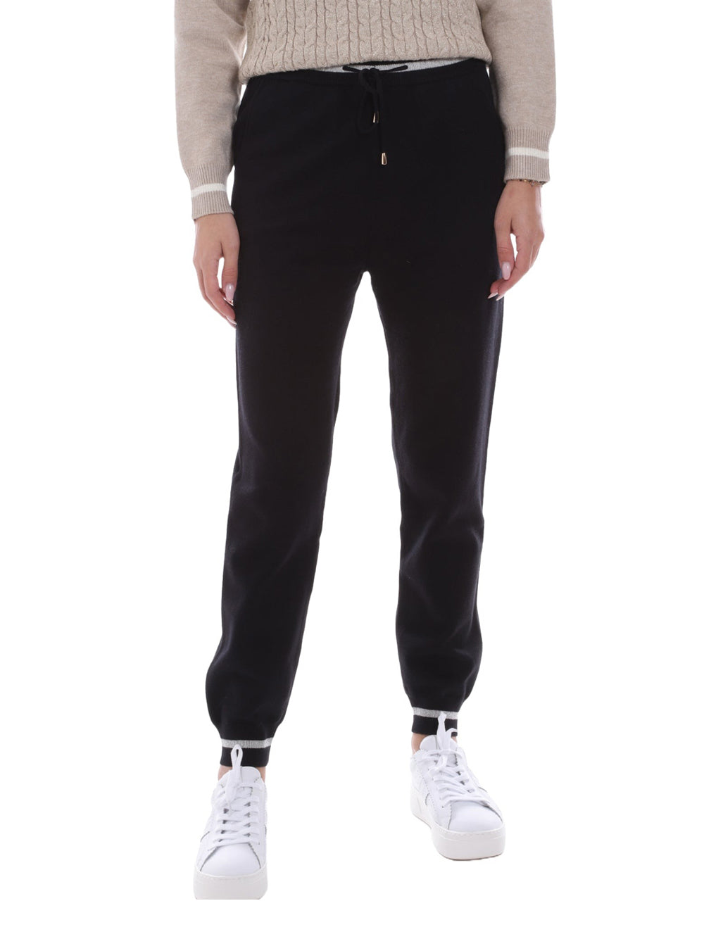 Pantalone Jogger Yes Zee da Donna - Nero