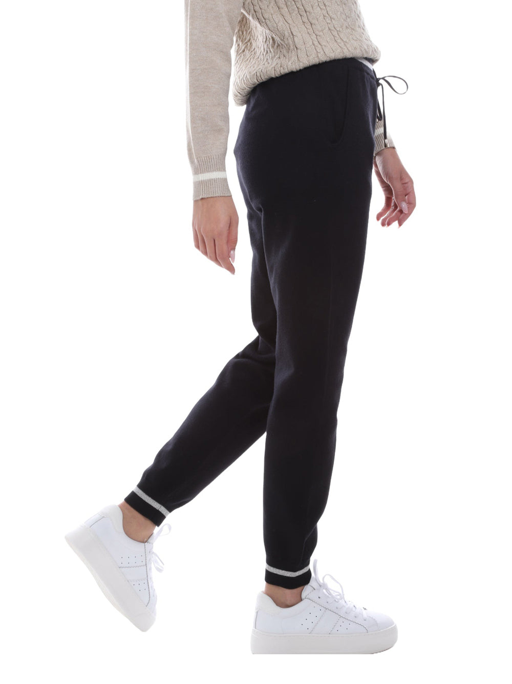 Pantalone Jogger Yes Zee da Donna - Nero