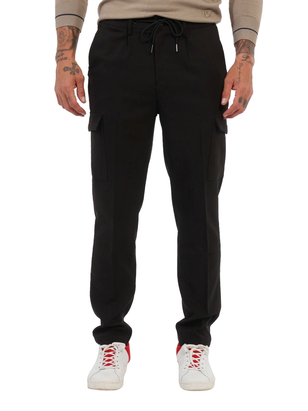 Pantalone Cargo Yes Zee da Uomo - Nero