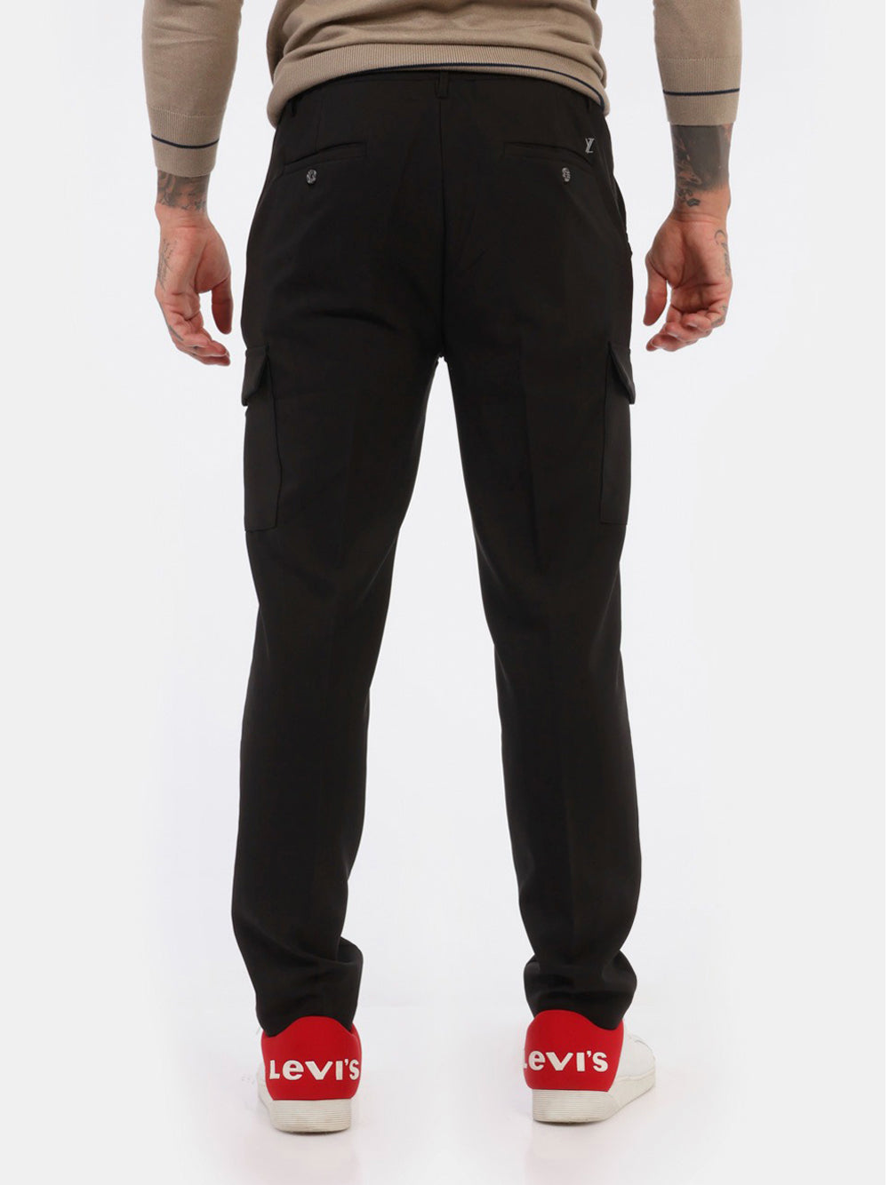 Pantalone Cargo Yes Zee da Uomo - Nero