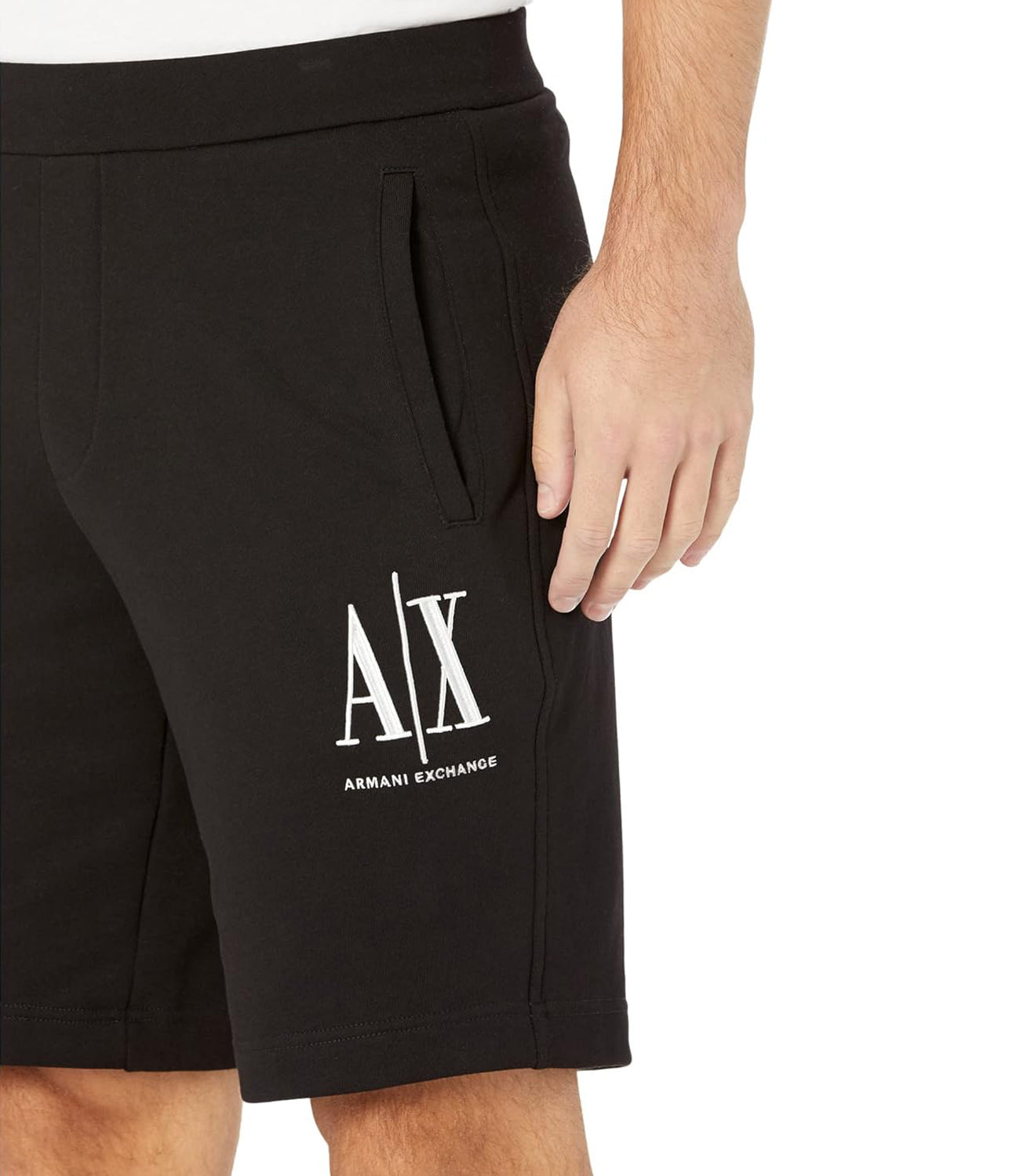 A|X Armani Exchange Bermuda Uomo Mod. 8NZSPA ZJ1ZZ 1200 Black Nero