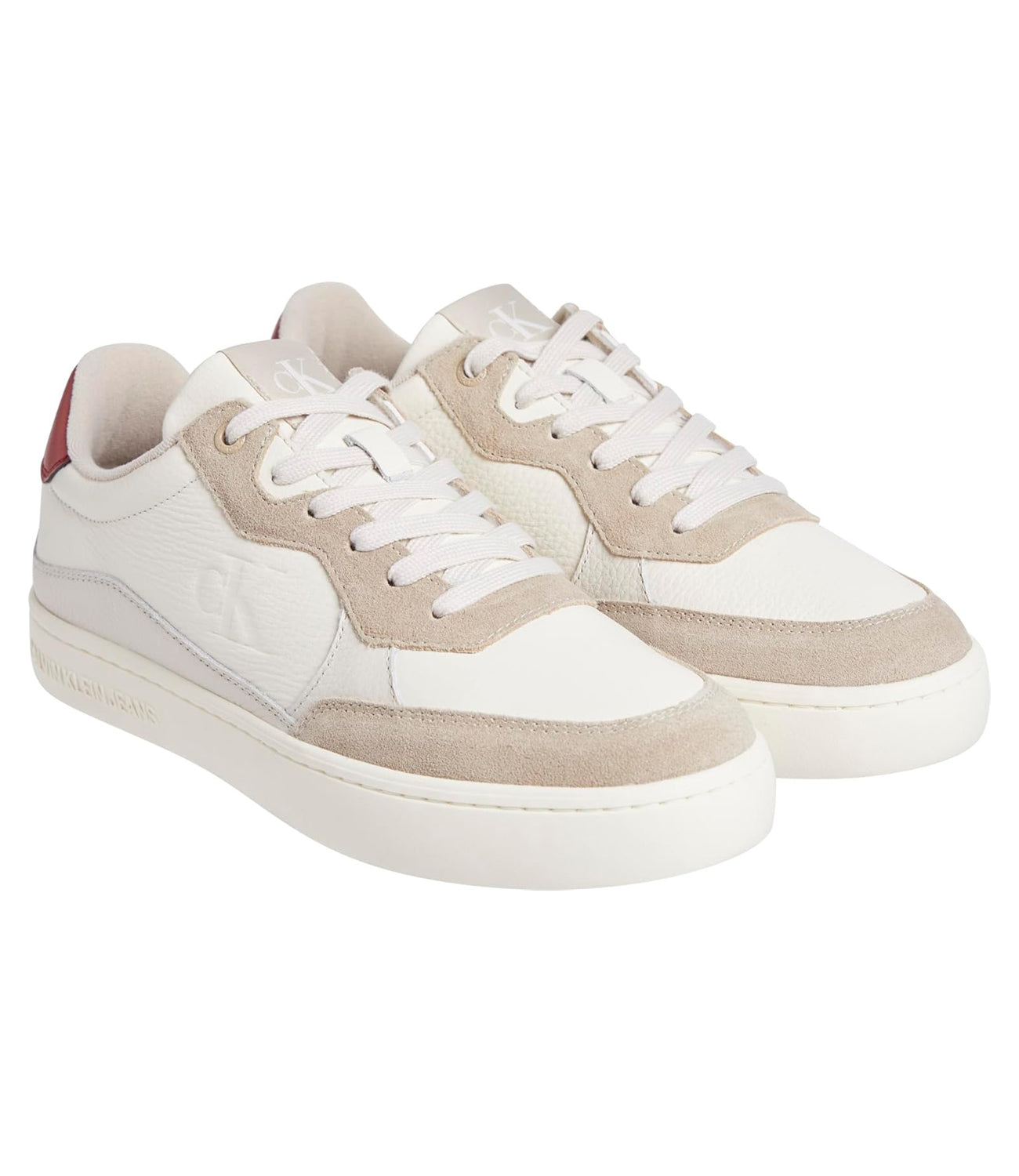 Calvin Klein Calvin Klein Jeans Sneakers Uomo Mod. YM0YM01153 CLASSIC CUPSOLE OLH WHITE Bianco