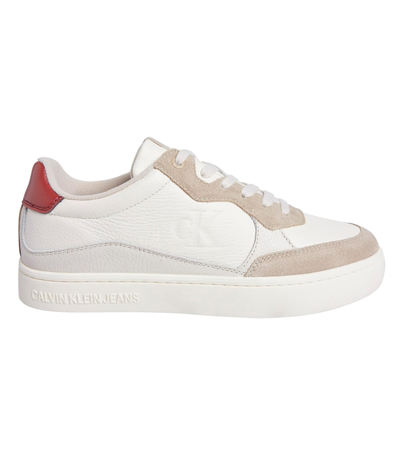 Calvin Klein Calvin Klein Jeans Sneakers Uomo Mod. YM0YM01153 CLASSIC CUPSOLE OLH WHITE Bianco