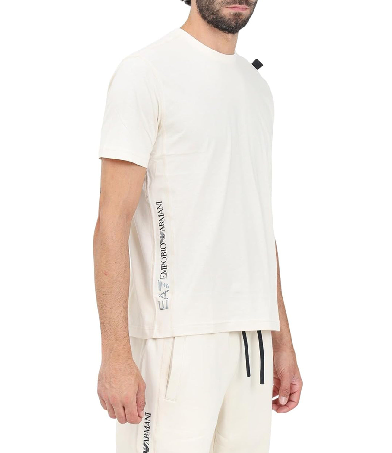 Ea7 Emporio Armani T-shirt Uomo Mod. 6DPT04 PJVPZ 0713 Bianco