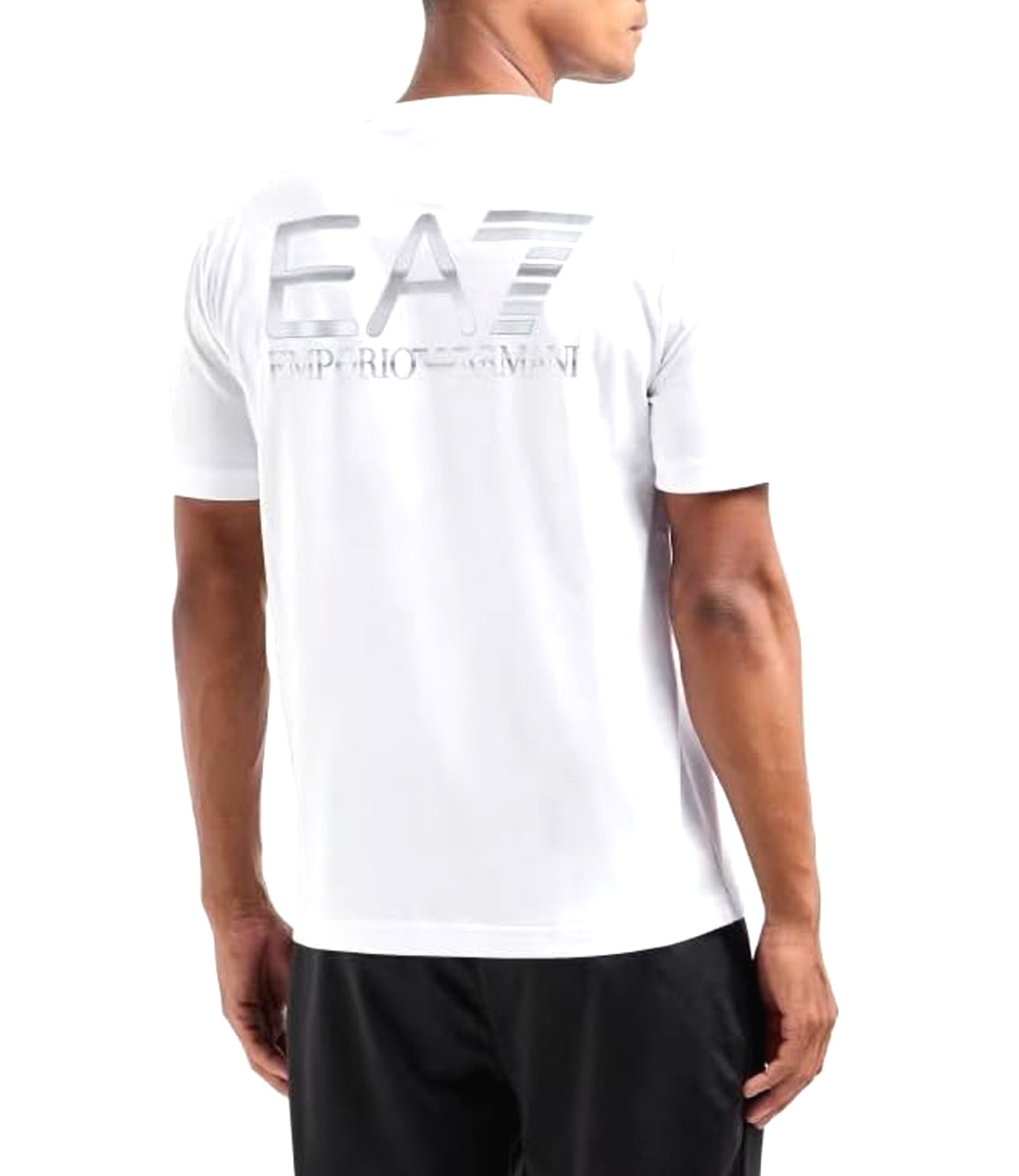 Ea7 Emporio Armani T-shirt Uomo Mod. 6DPT06 PJFFZ 0100 Bianco