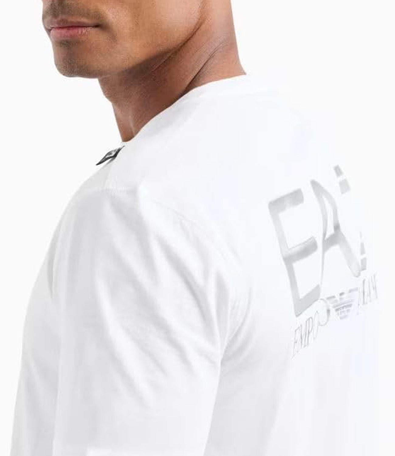 Ea7 Emporio Armani T-shirt Uomo Mod. 6DPT06 PJFFZ 0100 Bianco