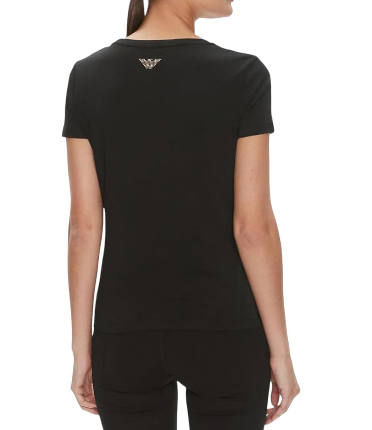 Ea7 Emporio Armani T-shirt Donna Mod. 8NTT67 TJDQZ 1200 Nero