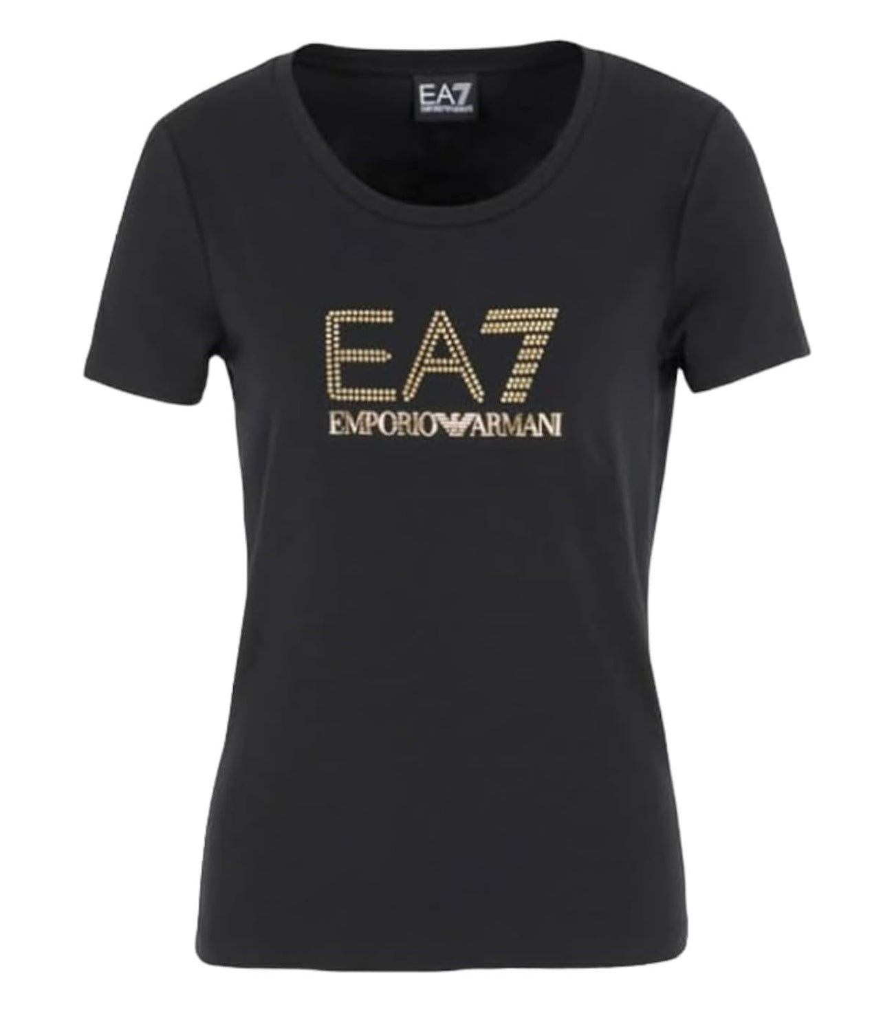 Ea7 Emporio Armani T-shirt Donna Mod. 8NTT67 TJDQZ 1200 Nero