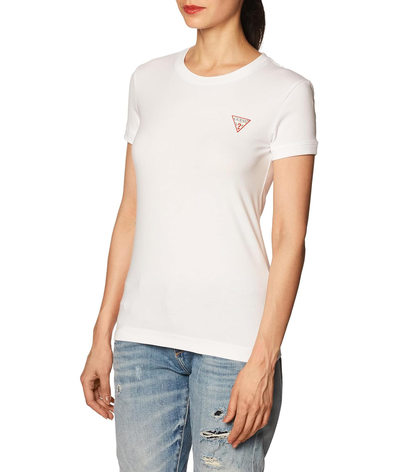 Guess T-shirt Donna Mod. W2YI44 J1314 G011 Bianco