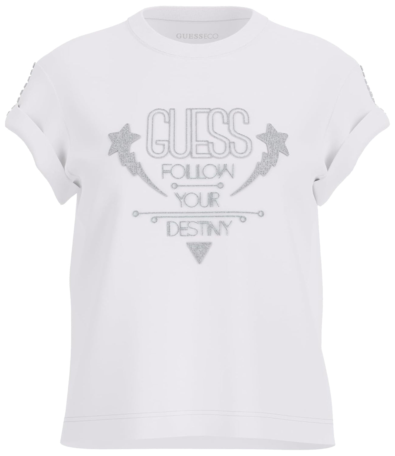 Guess T-shirt Donna Mod. W5RI08 K9RM1 G011 White Bianco