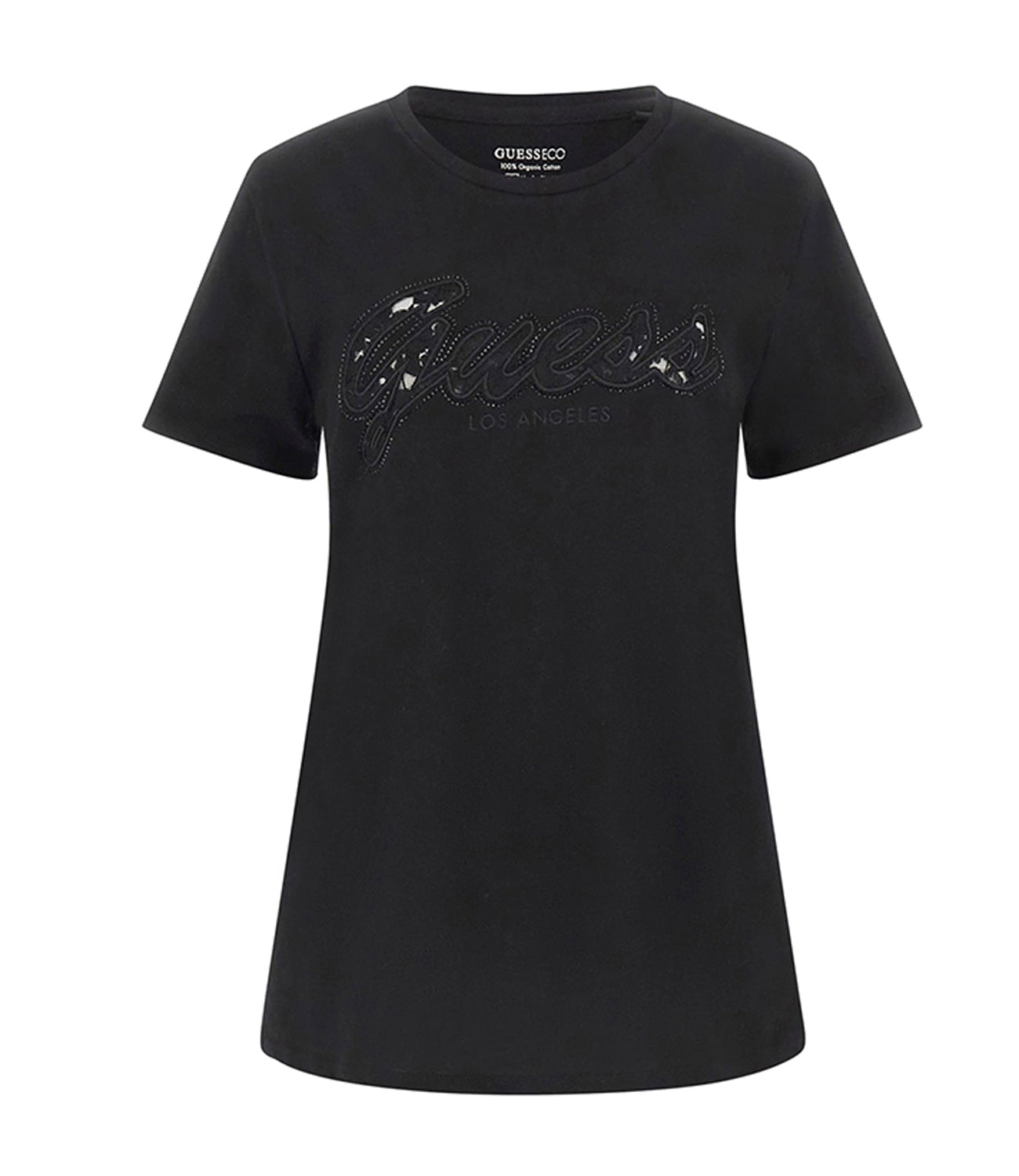 Guess T-shirt Donna Mod. W5RI08 K9RM1 JBLK Nero