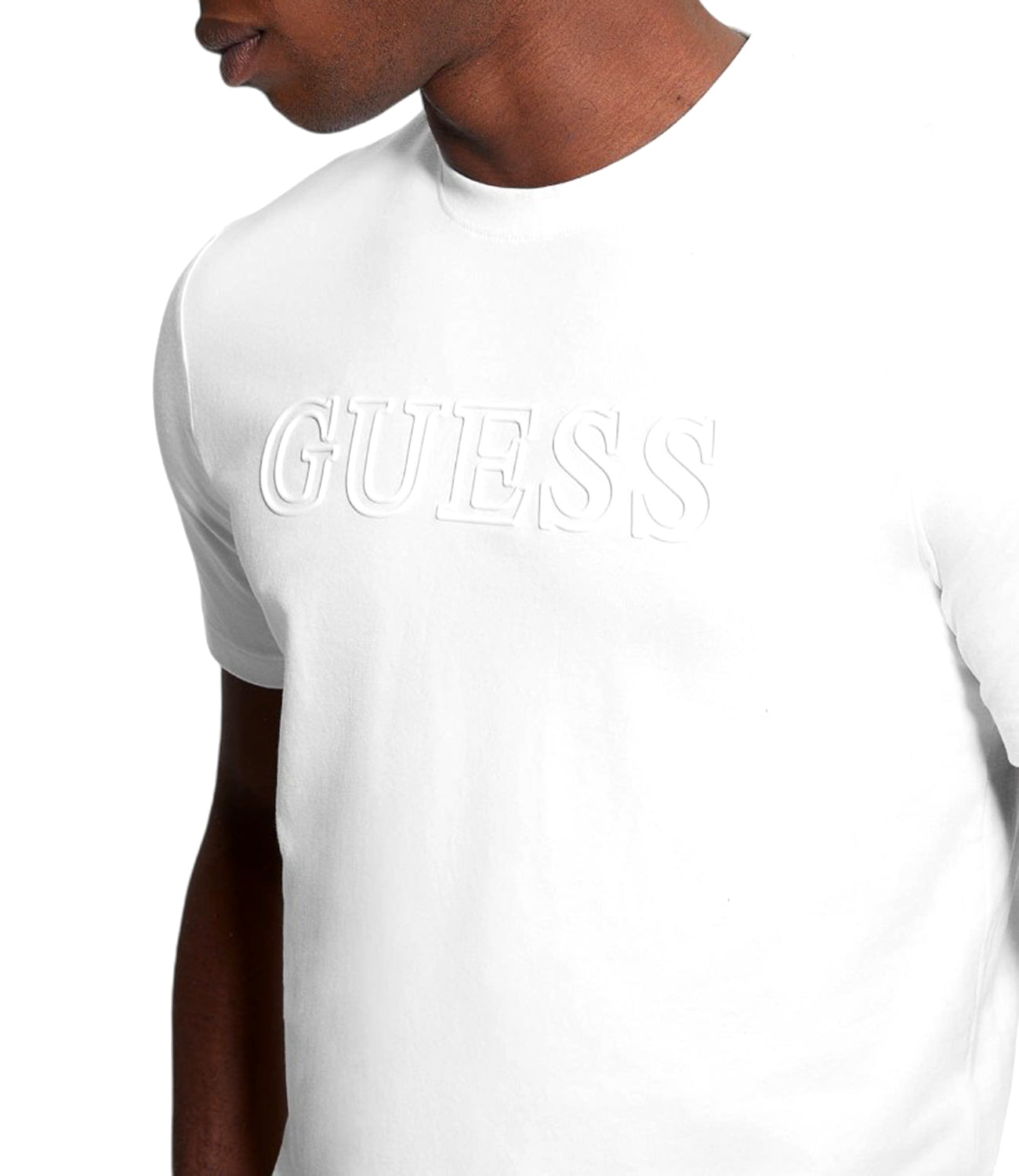 Guess T-shirt Uomo Mod. Z2YI11 J1314 SCFY Panna Avorio