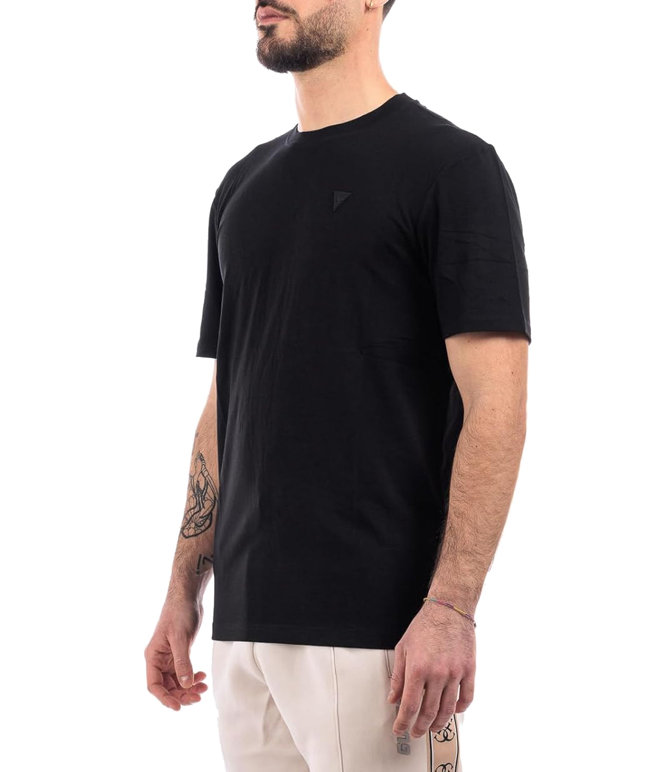 Guess T-shirt Uomo Mod. Z2YI12 JR06K JBLK Black Nero